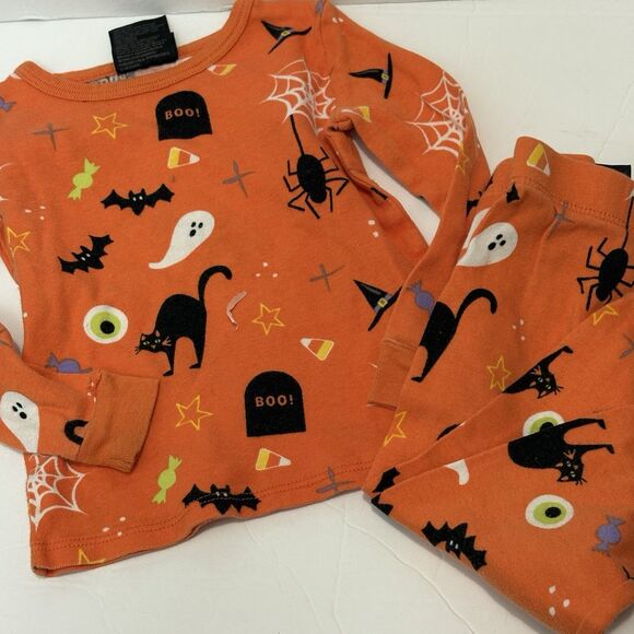 Girls 2T Pajama Bundle 5 Pair Matching Sets Disney Princess Halloween Burts Bees - Picture 4 of 4